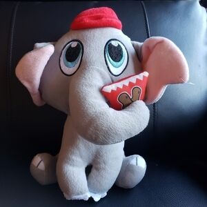 Kellytoy Sugar Loaf Elephant w/ Circus Peanuts Plush Stuffed Animal Cute Toy EUC